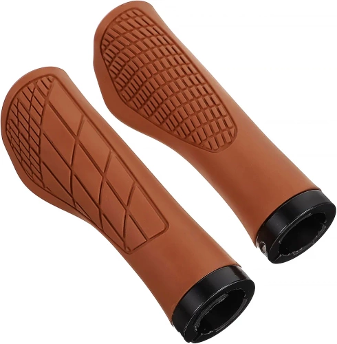 Ergonomische 22,2 mm Fahrradgriffe | Rutschfeste, stoßdämpfende und komfortable Lenkergriffe | FD187-BR