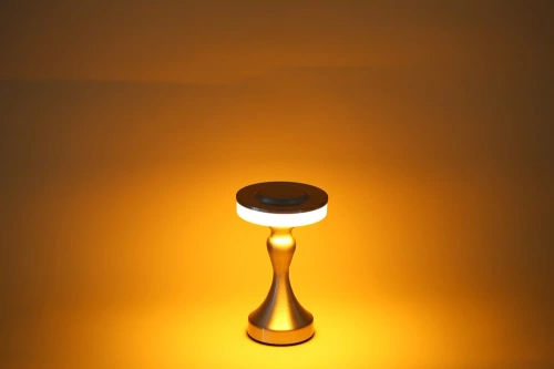 Tischlampe mit eingebautem Akku | Nachtlicht mit drei Leuchtfarben | Stimmungsvolle Lampe für Hotel, Restaurant | HJA14-A-SILVER