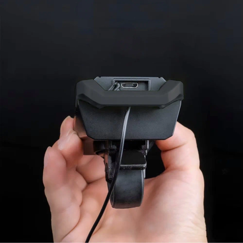 LED-Fahrradbeleuchtung 3-in-1 | 800 lm | mit Hupe und Fahrradtacho | schwarz | BK-H1920