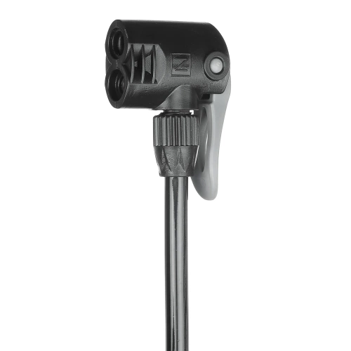 Fahrrad-Standpumpe mit Manometer und Adaptern für Presta, Schrader und Dunlop | Universelle Standpumpe | ZY-6138B