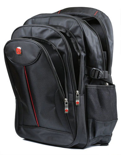 Universaler, robuster Rucksack mit Laptopfach | 30l, 3 Fächer, ballistisches Nylon 1680D | schwarz | BR11