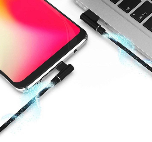 Apple Lightning 1M | Winkel-USB-Ladekabel für iPhone 5 6 7 8 X 11 2.4A | AM30