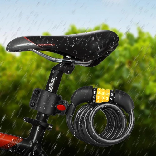 Fahrradschloss mit 5-stelligem Zahlencode | flexible Kabelschlaufe 100 cm | BLC0563