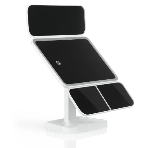 Kosmetikspiegel klappbar mit LED-Beleuchtung und 2X 3X Vergrößerung | XR-3300-WHITE