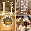 Spiegelleuchten für Schminktisch, Make-up | 10 Stück, 3 Lichtfarben, Helligkeitsregelung, 2m USB-Kabel | HZJ-V10