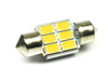 WW Auto LED Birne C5W 6 SMD 5630 CAN BUS Warmweiß