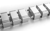 Kabel- und Drahtabdeckung 1,3m | Vertikaler Kabelkanal | Silber | QN-1501