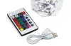 LED-Tischlampe mit Kristall | Rosenmuster | 16 RGB-Farben, Touchpanel, Fernbedienung, USB-C-Kabel, 2000mAh Akku | RPL-C16-RGB