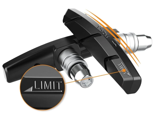 Fahrrad Bremsbeläge V-Brake | Asymmetrische Anschraubklötze 70mm | SJSCP-03-B