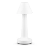 Kabellose Tischlampe | Touch-Nachtlicht mit einstellbarer Lichtfarbe | USB-Lampe | HJA12-WEIß