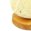 Rattan-Tischleuchte | stilvolles Nachttischlicht | ZBD-C2314-BG