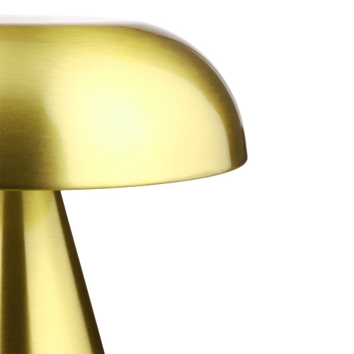 LED-Tischleuchte mit integriertem Akku | Nachttischleuchte mit drei Lichtfarben | Stimmungsleuchte für Hotel, Restaurant | gold | HJA24-GOLD