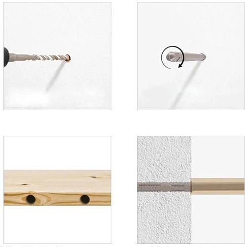 Regalträger | unsichtbarer Befestigungsarm | 4 Stück | schwarz | DF-4PCS-BLACK