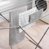 Klappbarer Wäscheständer | Stehender Wäscheständer | Balkonwäscheständer | FCX-180-Black