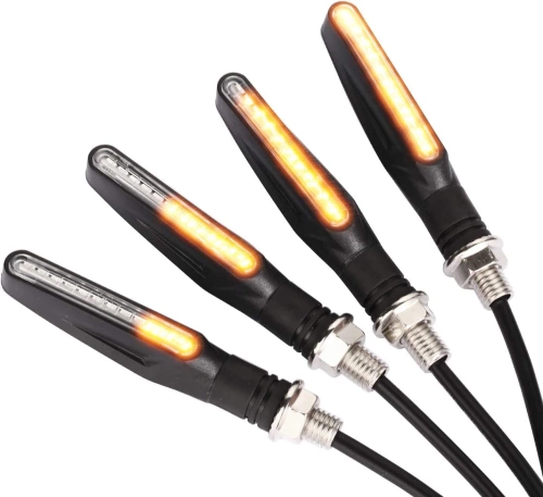 Dynamische LED Blinker für Motorräder | 12 LEDs | Blase | 4 Stück | MSL-12LED-04