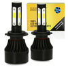 LED-Scheinwerferlampe H7 | 80 W, 16.000 lm, Set | S4 COB