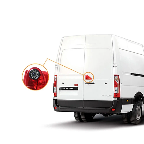 Spezielle Rückfahrkamera in der STOP-Leuchte | Passend für Opel Movano, Renault Master, Nissan NV400, VW T6