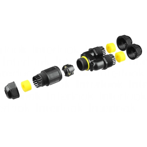 Wasserdichte Kabelmuffe IP68 | 5-poliger Anschluss U, 450 V, 32 A für Kabel 4–14 mm | M685-UA