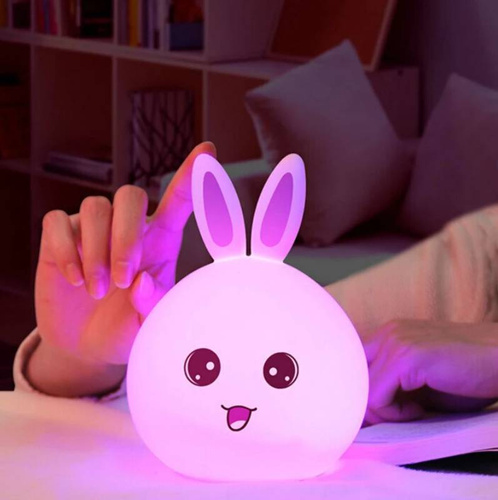 Silikon-Nachtlicht Hase LED RGB 3W | NL-07