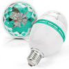 Drehbare Discokugel Glühbirne | LED RGB Projektor | Gewinde E27 | MA25-RGB-3W