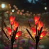 Solarblume | Solar-LED-Gartenlaterne Kalia | 67 cm, 600 mAh | FLD-38-PINK