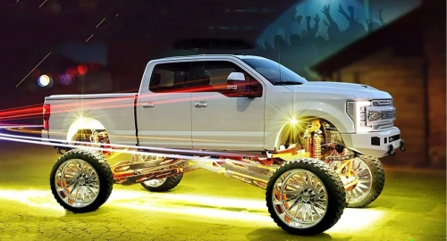 LED-Unterbodenbeleuchtung | 8 Stück | RGB