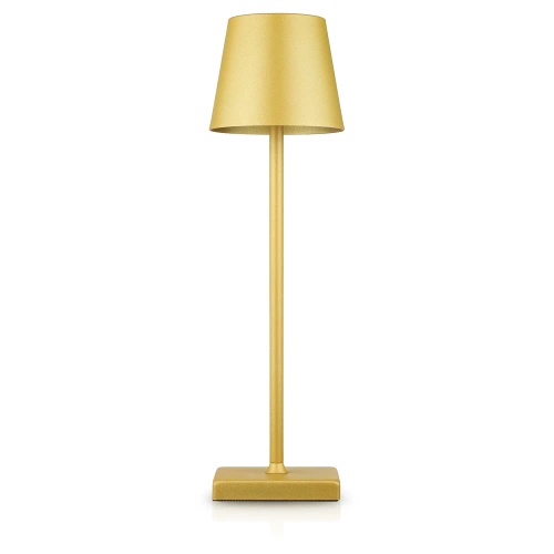 Tischlampe mit eingebautem Akku | Berührungsempfindliche Nachttischlampe | HJA28-GOLD-1