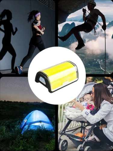 LED-Fahrradlicht und Stirnlampe 2in1 | 800 lm COB | wasserdicht, USB-aufladbar | BBL-513