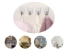 Möbelhaken | Edelstahl-Badezimmergriff | Selbstklebender Haken für Handtücher, Geschirrtücher, Küchenaccessoires | BXV-10PCS-SILBER