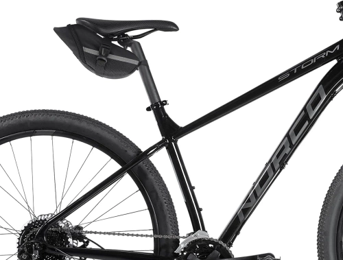 Wasserdichte Fahrradtasche aus strapazierfähigem 600D-Material | Leichte, aerodynamische Satteltasche mit Reflektoren | 600DCWBW-208