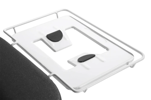 Bügeltisch mit Ablage für Kleidung | breites Bügelbrett mit Bügeleisenhalter | SAH-063-F2