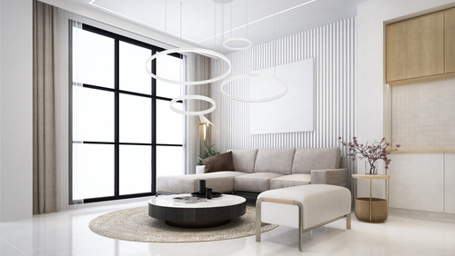 Mehrfachfunktionale moderne Pendelleuchte | LED | Weiß | RLK-C04-157W-W