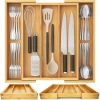 Besteck-Organizer | Schubladeneinsatz aus Bambus | KBT-G513