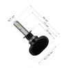 H1 LED Scheinwerferlampen | CSP 50W 8000 lm | 2 Stück