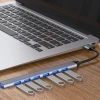 USB-Hub mit 7x USB-A-Anschlüssen | Adapter, 7-in-1-Verteiler | HUB