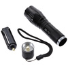 Taktische Aluminium-LED-Taschenlampe XML-T6 CREE | Zoomfunktion, 18650 Akku, Ladegerät + Kabel, Tasche | 1200lm, 5 Beleuchtungsmodi | TL-505