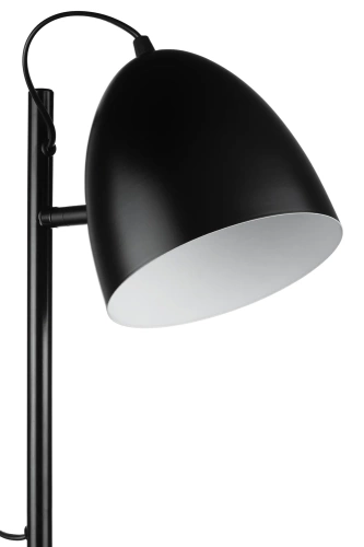 Metall Stehlampe | Modernes, stilvolles Beleuchtung für Wohnzimmer, Schlafzimmer | Schwarze Stehlampe mit Metallgestell | DYT-L145-BLACK