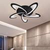 Moderne Deckenleuchte | LED-Deckenleuchte | Schwarz | Deckenleuchte RLF-C55W-B