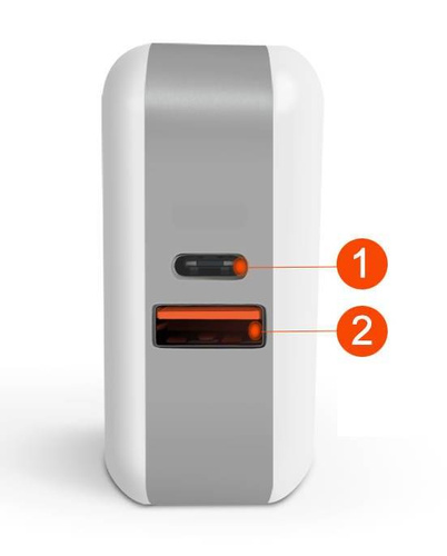 Netzladegerät Power Delivery 3.0 für Macbook | KP2U-PD-White
