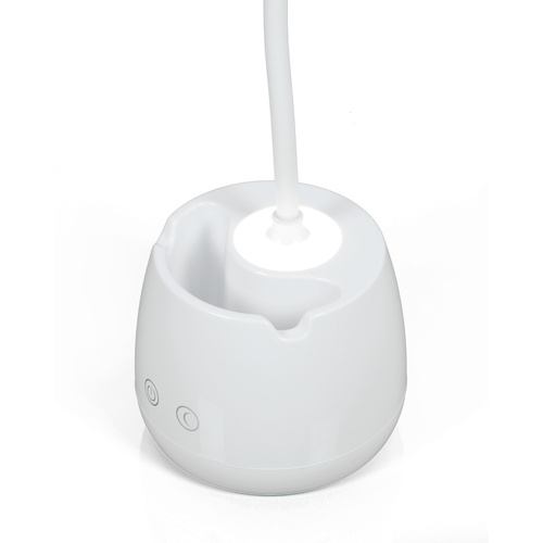 LED-Schreibtischleuchte | 5 W, Nachtmodus, Stifte- und Bleistifthalter | MT-812