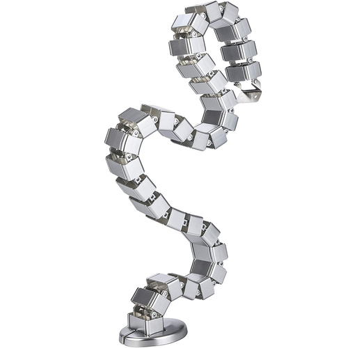 Kabel- und Drahtabdeckung 1,3m | Vertikaler Kabelkanal | Silber | QN-1501