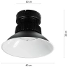 Industrielle Lampe | Lagerstrahler | LED | YM-HB100W-B