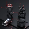 Intelligentes Fahrradrücklicht mit Alarm | 4-in-1 LED-Fahrradalarm | Bremslicht mit Hupe 110 dB | BBL-A6