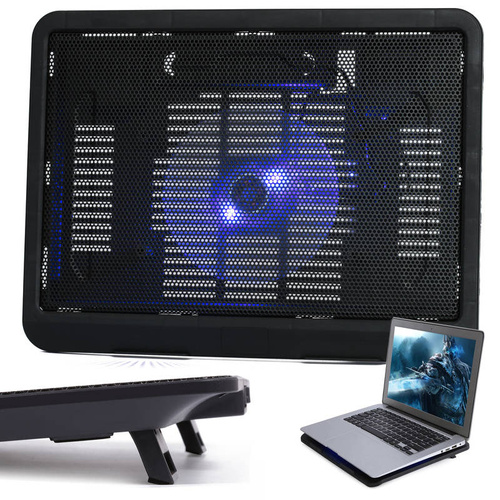 Laptop-Kühlpad | für 9–12 Zoll Notebooks | Single 120 mm Lüfter | V19