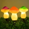 Garten Solar-LED-Lampe Pilze 3 Stück | 22 cm, 600 mAh | FLD-19-W