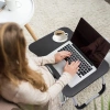 Laptop-Unterlage | Klappbarer Frühstückstisch | Betttablett | LFD-6040-SCHWARZ