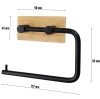 Selbstklebende Toilettenpapierhalterung | Toilettenpapierhalter | ZSH-325-SCHWARZ