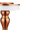 Tischlampe mit eingebautem Akku | Nachtlicht mit drei Leuchtmodi | Stimmungsvolle Lampe für Hotel, Restaurant | HJA14-A-COPPER