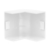 Winkelleiste Verbindungselement 40x20mm | weiß | CDT-03