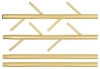 Kleiderständer | Jacken- und Oberbekleidungshaken | Gold | ZK-329-GOLD